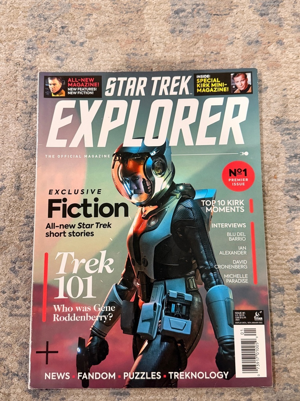 Star Trek Explorer Magazine - Teal & Multicolor Cover - Official final price